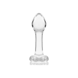 Nebula Series By Ibiza - Model 2 Anal Plug Borosilicate Glass Clear