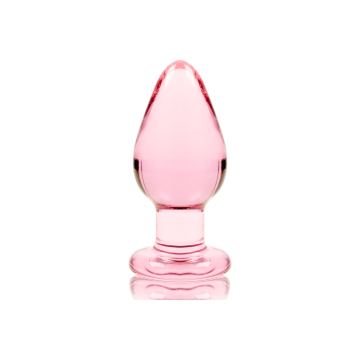 Nebula Series By Ibiza - Plug Anal Modèle 3 Verre Borosilicate Rose
