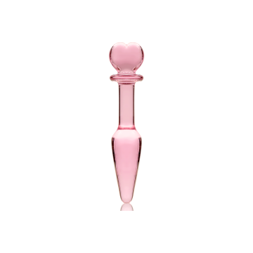 Nebula Series By Ibiza - Model 7 Anal Plug Borosilicate Glass Pink