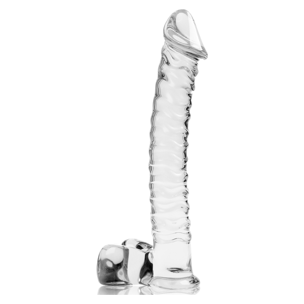 NEBULA SERIES BY IBIZA - MODELO 23 DILDO CRISTAL TRANSPARENTE 21.5 CM -O- 4 CM