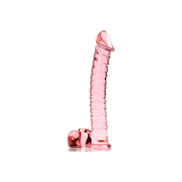 Nebula Series By Ibiza - Model 23 Dildo Borosilicate Glass Pink
