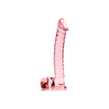 Nebula Series By Ibiza - Modèle 23 Gode En Verre Borosilicate Rose