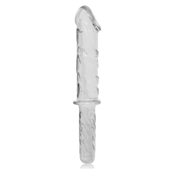 NEBULA SERIES BY IBIZA - MODELO 24 DILDO CRISTAL TRANSPARENTE 28.5 CM -O- 5 CM