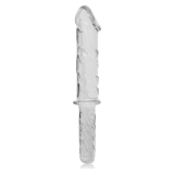 NEBULA SERIES BY IBIZA - MODELO 24 DILDO CRISTAL TRANSPARENTE 28.5 CM -O- 5 CM