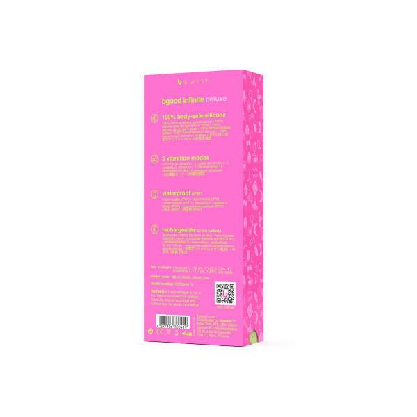 B SWISH - BGOOD INFINITE DELUXE VIBRADOR RECARGABLE SILICONA ROSA