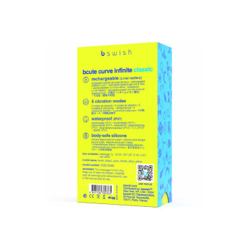 B Swish - Bcute Curve Infinite Classic Vibrador Recargable Silicona