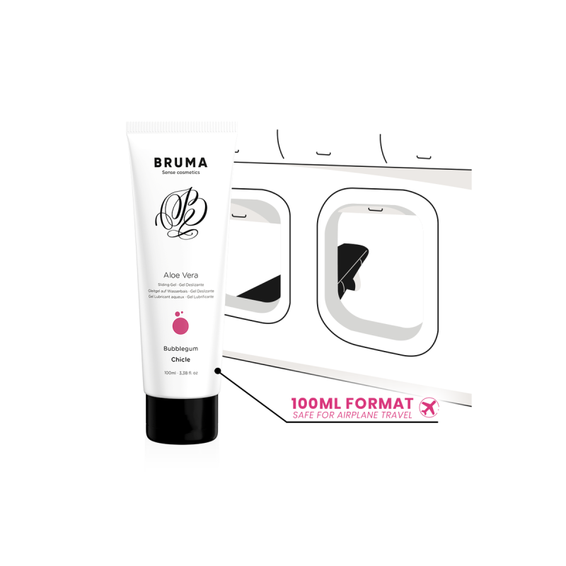 BRUMA - ALOE VERA GLEITGEL BUBBLEGUM GESCHMACK 100 ML - Mit köstliche…