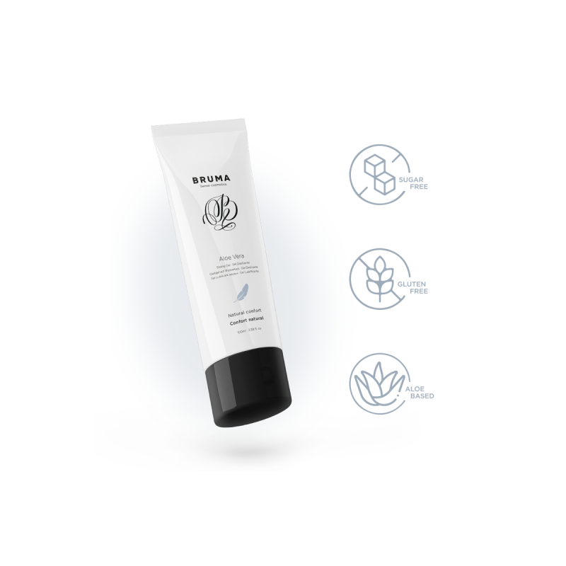 BRUMA - GEL GLISSANT ALOE VERA CONFORT NATUREL 100 ML - Aux saveurs d…