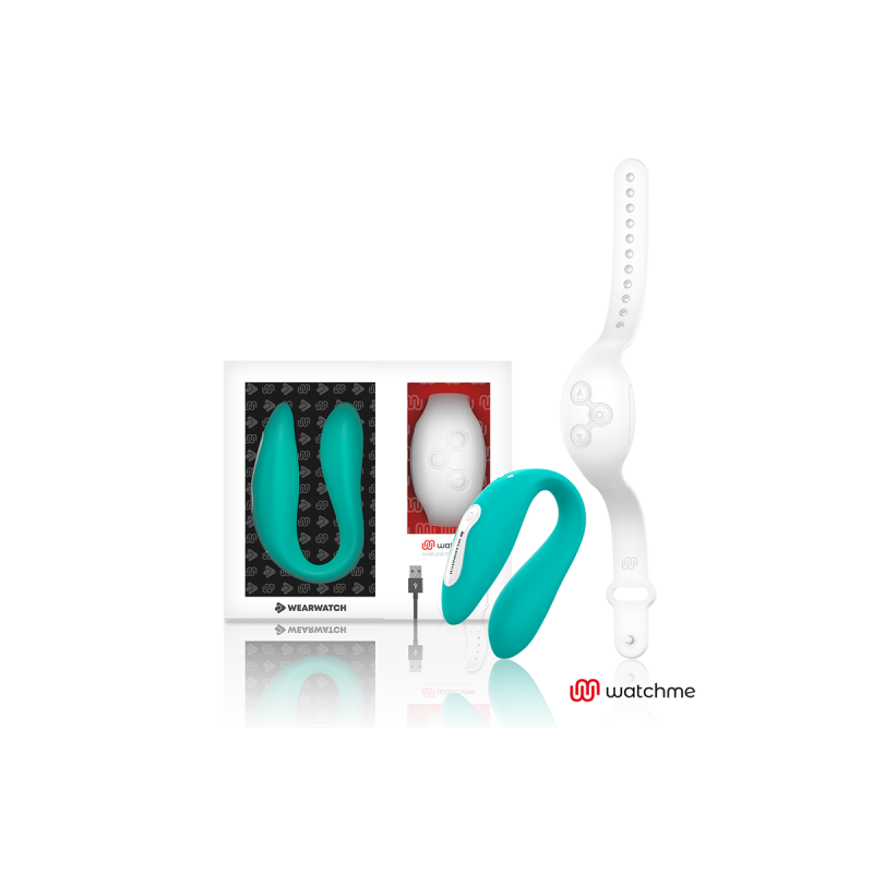 Wearwatch - Vibrador Dual Technology Watchme Agua Marina / Níveo |