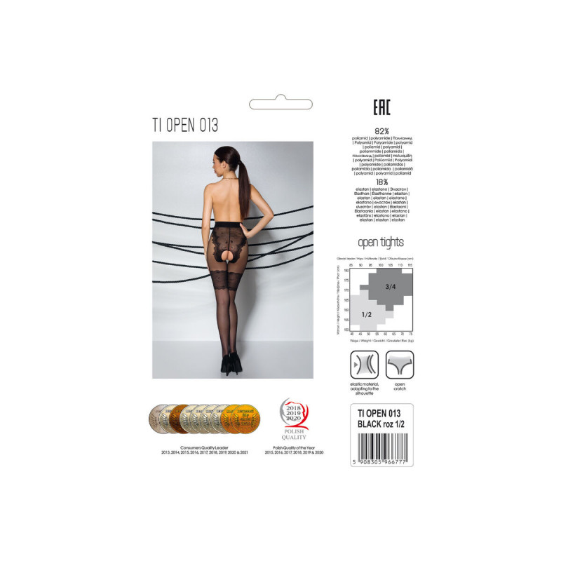 Passion - Tiopen 013 Medias Negro 3/4 20/40 Den | Vybes.it
