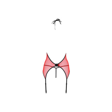 PASSION - PEONIA KORSETT EROTISCHE LINIE ROT S/M - PASSION WOMAN - /p…