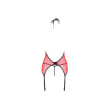 PASSION - PEONIA KORSETT EROTISCHE LINIE ROT L/XL - PASSION WOMAN - /…