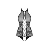 PASSION - BS094 BODYSTOCKING NOIR TAILLE UNIQUE - PASSION WOMAN BODYS…