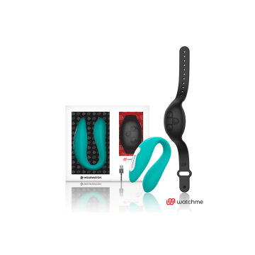 Wearwatch - Vibrador Dual Technology Watchme Aguamarina / Azabache