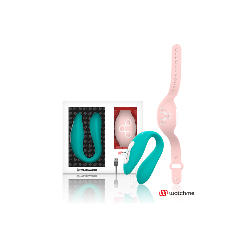 Wearwatch - Vibrador Dual Technology Watchme Agua Marina / Rosa |