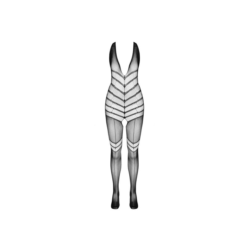 PASSION - BS100 BODYSTOCKING BLACK ONE SIZE - PASSION WOMAN BODYSTOCK…