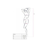 PASSION - BODYSTOCKING BIANCO BS100 TAGLIA UNICA - PASSION WOMAN BODY…