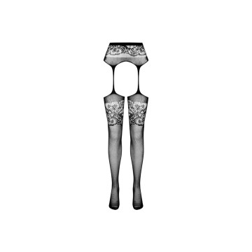 PASSION - S029 SCHWARZE STRUMPFSTRUMPFHOSE, EINE GRÖSSE - PASSION WOM…