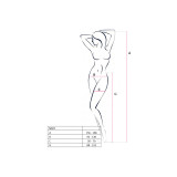 PASSION - S029 BAS BLANCS AVEC JARRETIÈRE TAILLE UNIQUE - PASSION WOM…