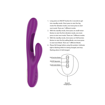 Intense - Apolo Vibrador Multifunción Recargable 7 Vibraciones Con