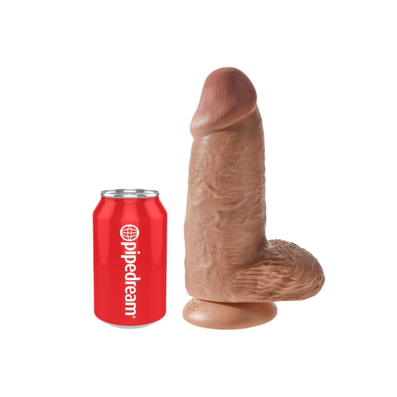 King Cock - Pénis Réaliste Chubby 23 Cm Caramel | Vybes.it