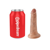 KING COCK - PÉNIS RÉALISTE 12 CM CARAMEL - Godes ceinture