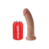 King Cock - Realistischer Penis 19.5 Cm Karamell | Vybes.it