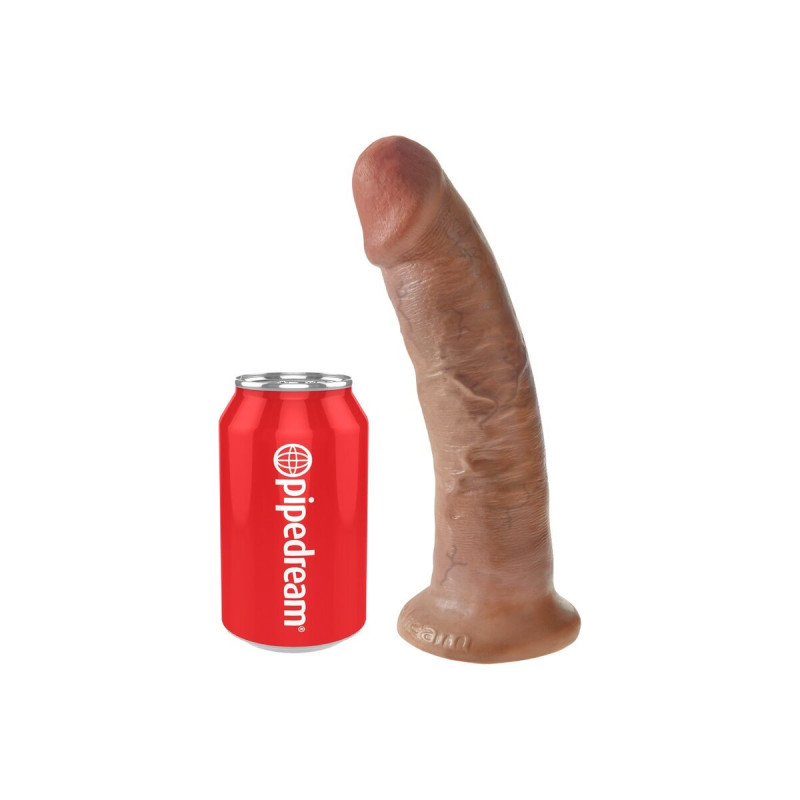 King Cock - Realistischer Penis 21.7 Cm Karamell | Vybes.it