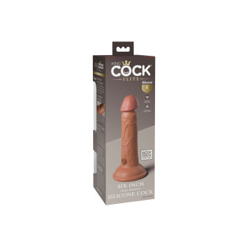 King Cock - Elite Realistic Silicone Dildo 15.2 Cm Caramel |
