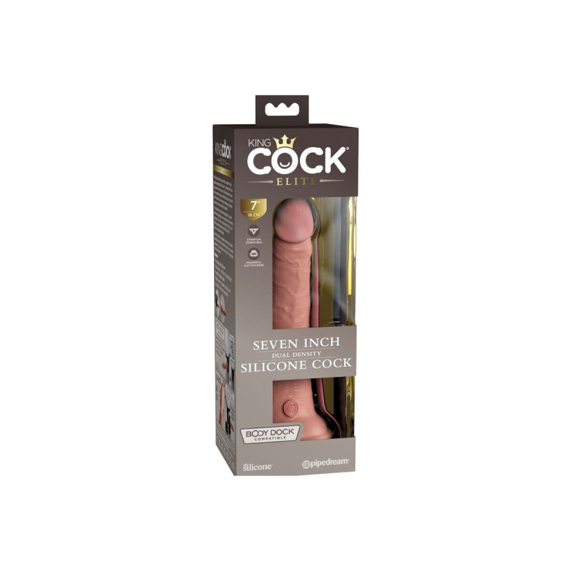 King Cock - Élite Dildo Realístico Silicona 17.8 Cm | Vybes.it