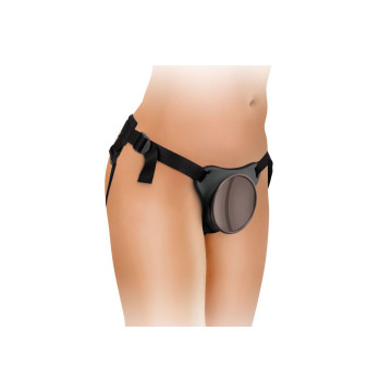 King Cock - Elite Comfy Adjustable Harness With Dildo 17.8 Cm |