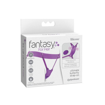 Fantasy Für Sie - Vibrierendes Schmetterlingsgeschirr