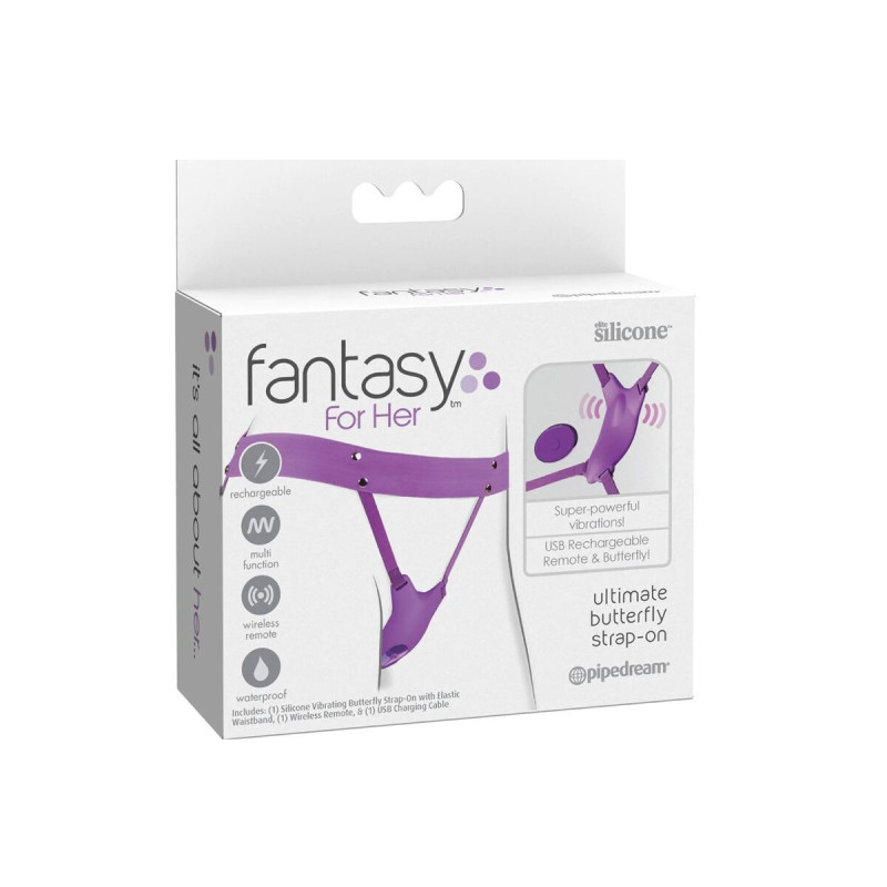Fantasy Für Sie - Vibrierendes Schmetterlingsgeschirr