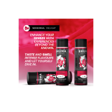 BRUMA - PREMIUM-MASSAGEÖL MIT WÄRMEEFFEKT, ERDBEERE-GESCHMACK 3 IN 1…