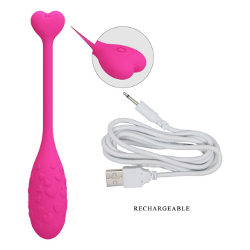 PRETTY LOVE - FISHERMAN HUEVO VIBRADOR ROSA CONTROLADO POR APP