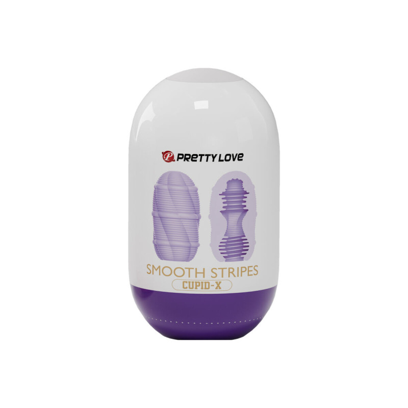 Pretty Love - Huevo Masturbador Smooth Stripes Cupid | Vybes.it