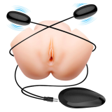 CRAZY BULL - VAGINA Y ANO REALÍSTICOS DOBLE VIBRACIÓN