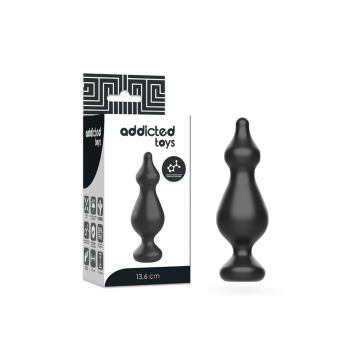 Addicted Toys - Plug Sexuel Anal 13.6 Cm Noir | Vybes.it