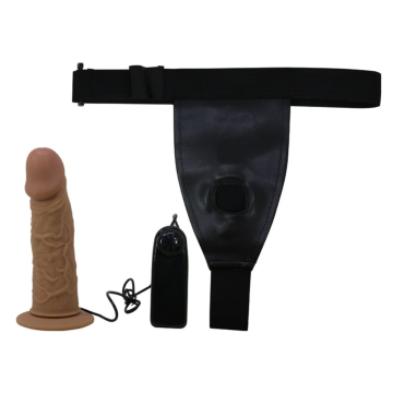 PRETTY LOVE - HARNESS BRIEFS CON VIBRACIÓN DILDO INCLUIDO