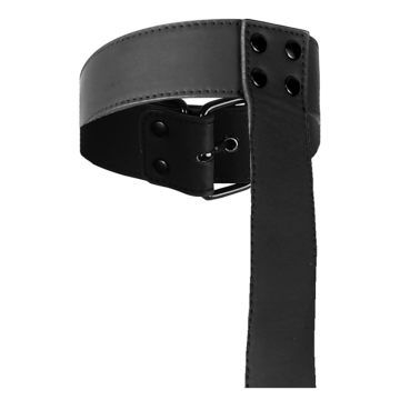 FETISH SUBMISSIVE BONDAGE - CONJUNTO DE SUJECIÓN PARA EL CUERPO DE CUELLO Y MUÑEQUERAS