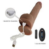 PRETTY LOVE - TOMMY DILDO REALISTA VIBRADOR 22.5 CM