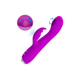 Pretty Love - Rachel Vibrador Recargable Con Succionador Morado |