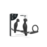 Addicted Toys - Plug Anal Con Anillo Silicona Negro 12 Cm | Vybes.it