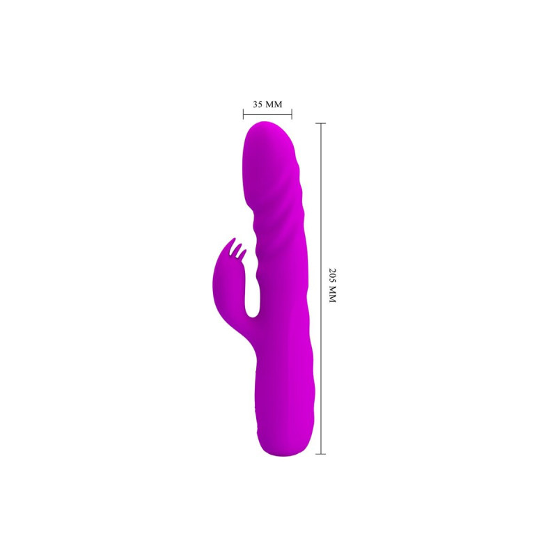 Pretty Love - Melanie Vibrador Conejo Recargable Morado | Vybes.it