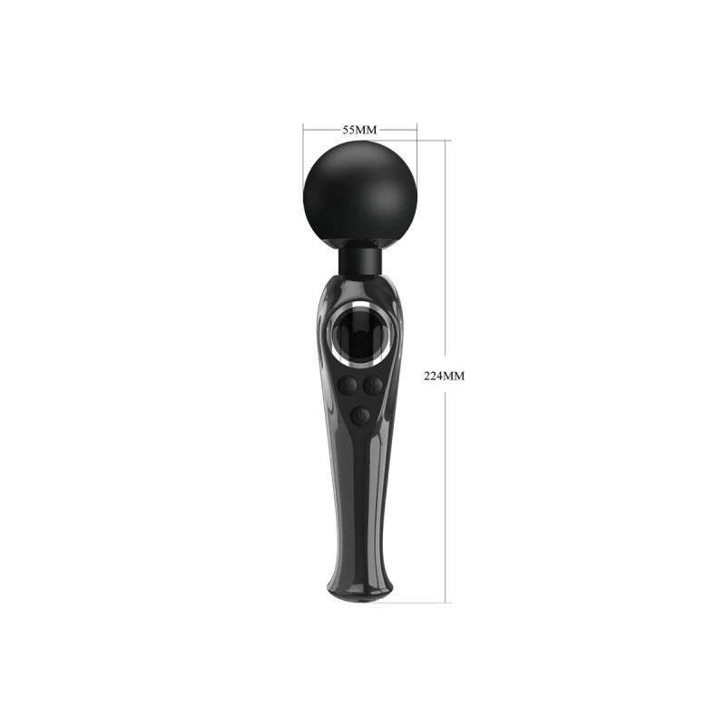 Pretty Love - Skyler Vibrador Wand Negro | Vybes.it