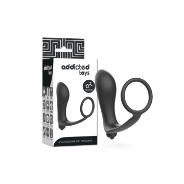 Addicted Toys - Vibratorischer Analplug Mit Penisring | Vybes.it