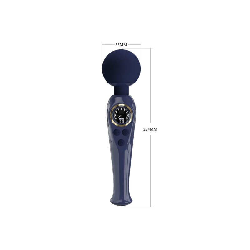 Pretty Love - Skyler Vibrador Wand Azul | Vybes.it