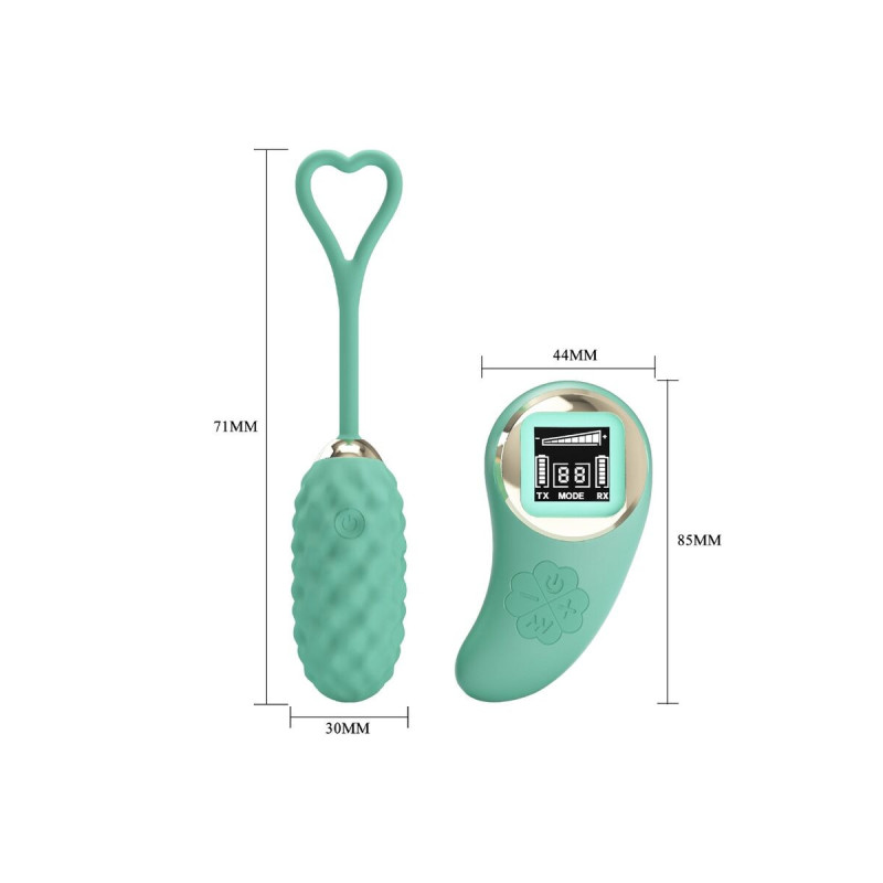 Pretty Love - Vivian Huevo Vibrador Control Remoto Verde | Vybes.it