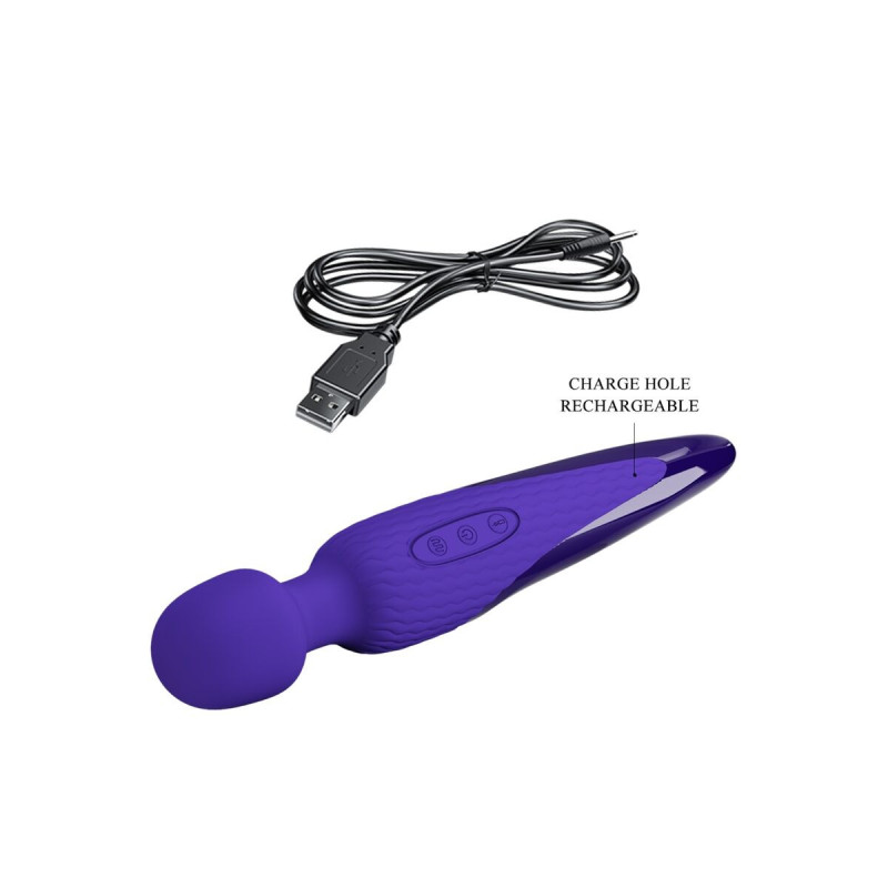 Pretty Love - Antony Youth Vibrador Wand Efecto Calor Violeta |