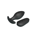 Pretty Love - Regina Plug Anal Vibrador Recargable Negro | Vybes.it